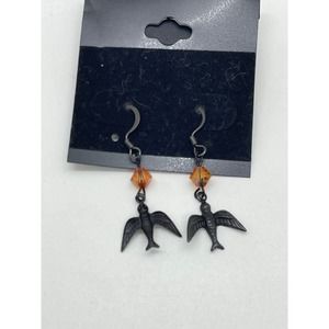 Bird Shaped Dangle Earrings
